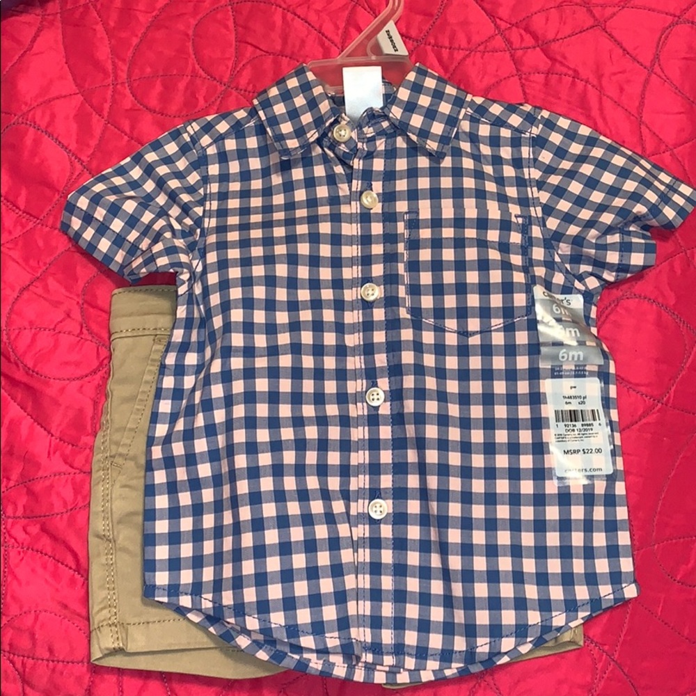 Carter’s baby boy matching set
